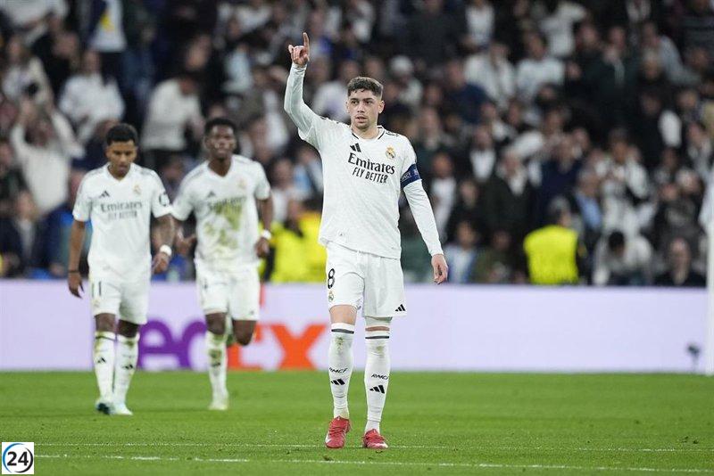 Valverde impulsa al Real Madrid en la lucha por LaLiga.