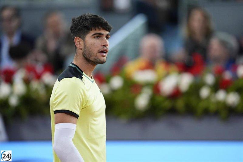 Alcaraz enfrenta un exigente camino en Madrid, con Djokovic como posible rival en las semifinales.