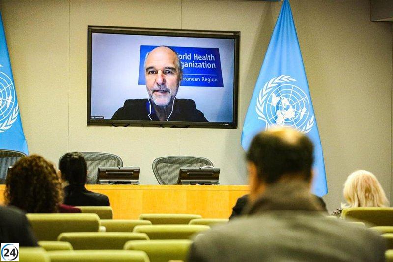 La OMS reporta la muerte de 57 niños por desnutrición en Gaza en dos meses.