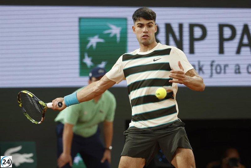 Alcaraz y Dzumhur se enfrentan en la tercera ronda de Roland Garros: cobertura en vivo.