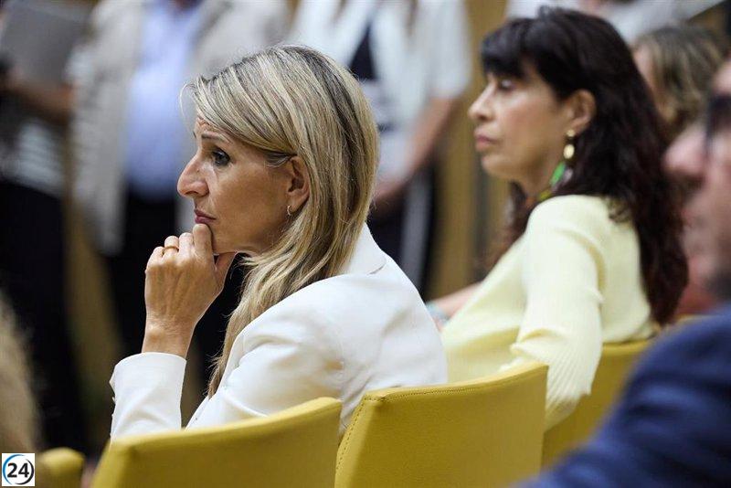 Yolanda Díaz asegura que es hora de aclaraciones tras el espectáculo de Leire Díez.