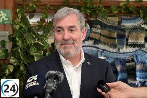 Clavijo cuestiona en Barcelona a los presidentes autonómicos por oponerse al reparto de menores: “¿Qué está pasando?”