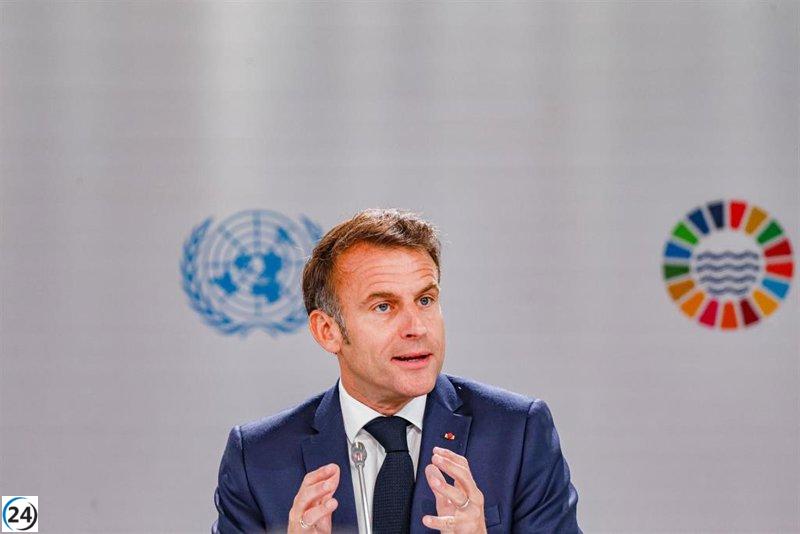 Macron elogia la propuesta de Abbas para la paz y destaca la urgencia de la solución de dos Estados.