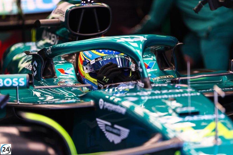 Alonso culmina en sexto lugar en un intenso sábado para Sainz en Canadá.