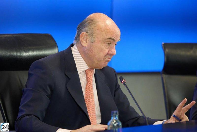 Guindos del BCE advierte sobre el debilitamiento de los impulsores económicos en España.