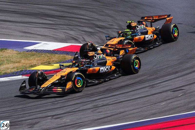Los McLaren protagonizan otro episodio en el icónico circuito de Silverstone.