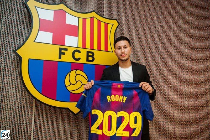 El Barça incorpora a Roony Bardghji, promesa del filial, hasta 2029.