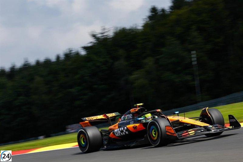 Norris conquista la pole tras la caída de Aston Martin frente a Piastri.