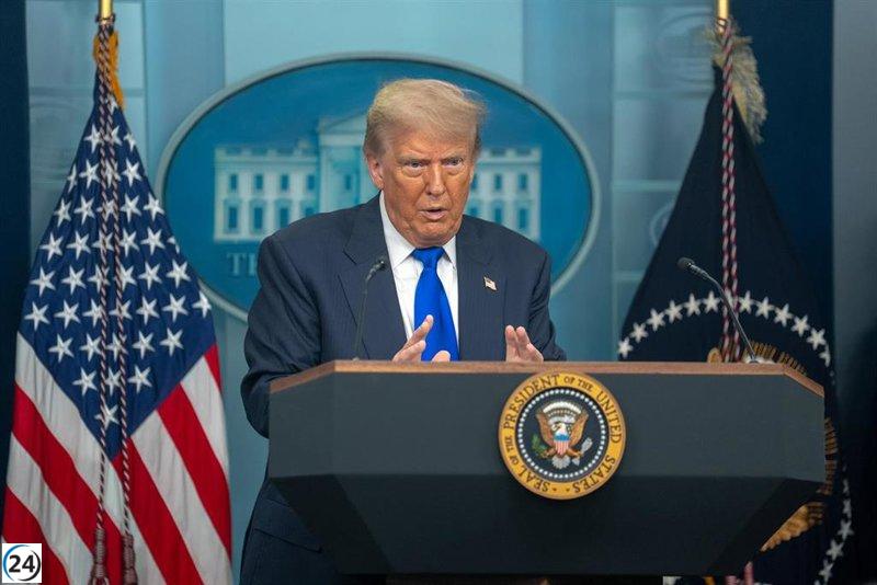 Trump advierte que el reconocimiento de Palestina complicará las negociaciones comerciales con Canadá.