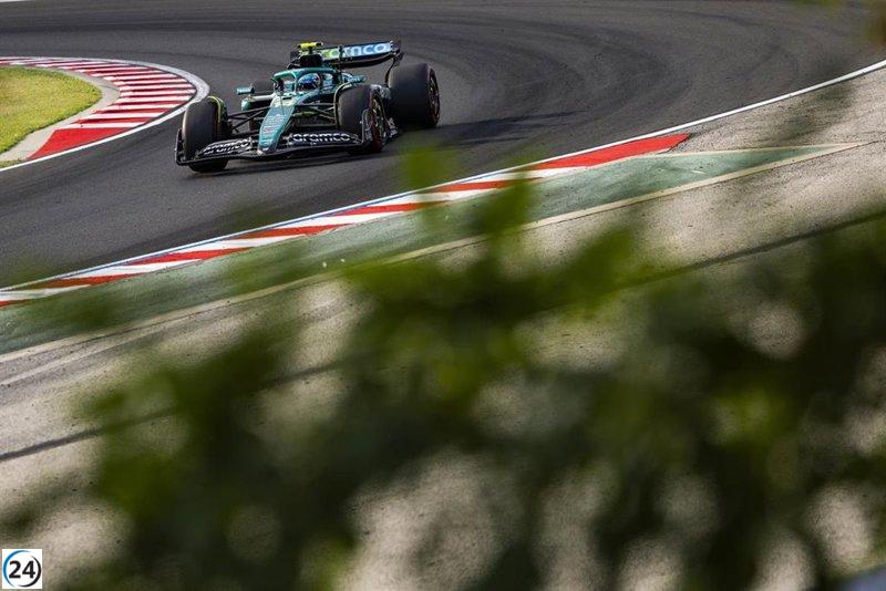 Alonso logra un destacado quinto lugar en Hungría mientras Leclerc sorprende a los McLaren.