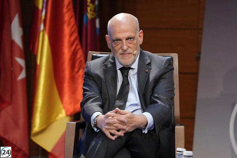 Javier Tebas critica el prolongado descanso de los futbolistas del Real Madrid.