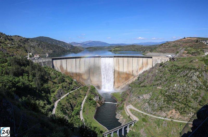 Embalses al 65,8% de su capacidad: 36.852 hm3, 8,6 puntos más que en agosto de 2024.
