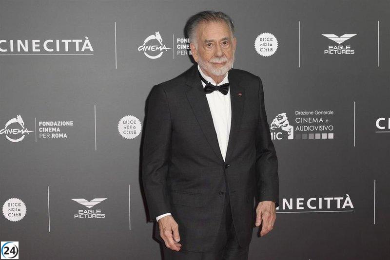 Francis Ford Coppola, el legendario director de 'El Padrino', ingresado en un hospital en Roma.