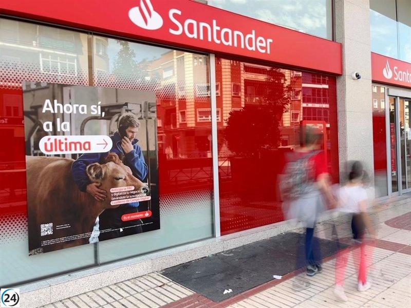 Santander completa el 9,2% de su plan de recompra de 1.700 millones en solo una semana.