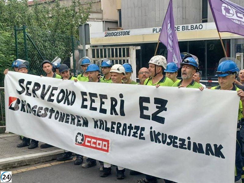Trabajadores de Serveo en Basauri levantan huelga mientras continúan negociaciones del ERE.