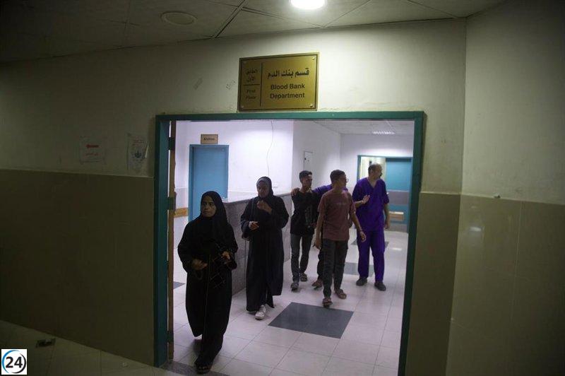 Ocho víctimas fatales en ataque aéreo contra hospital en el sur de Gaza.