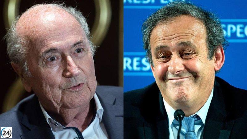 Blatter y Platini son exonerados de acusaciones de corrupción.