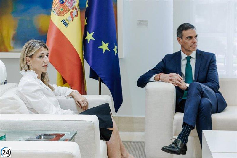 PSOE y Sumar preparan propuestas en apoyo a Palestina para la reunión del Consejo de Ministros.