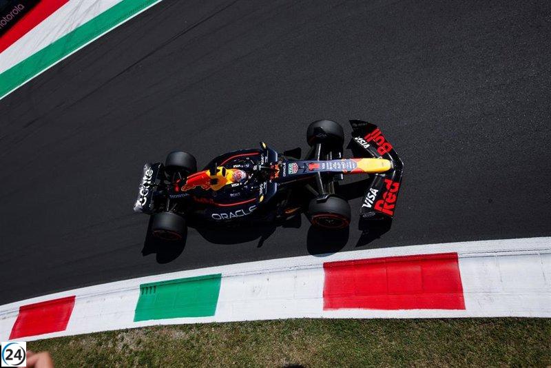 Verstappen logra pole en Monza con un tiempo récord deslumbrante.