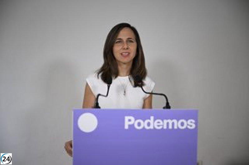 Podemos impulsa boicot al cierre de la Vuelta en Madrid; Belarra se une a manifestaciones pro-Palestina.