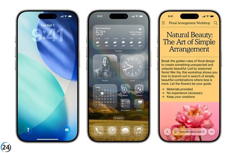 Llega iOS 26: Diseño Liquid Glass y mejoras en seguridad y productividad para iPhone.