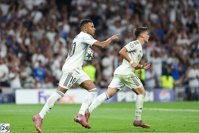 El Real Madrid preserva su liderazgo imbatido contra un resistente Espanyol.