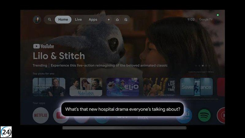 Gemini llega a las pantallas de Google TV.