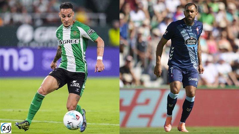 Betis y Celta se enfrentan a Ludogorets y PAOK en busca de su primera victoria en Europa.