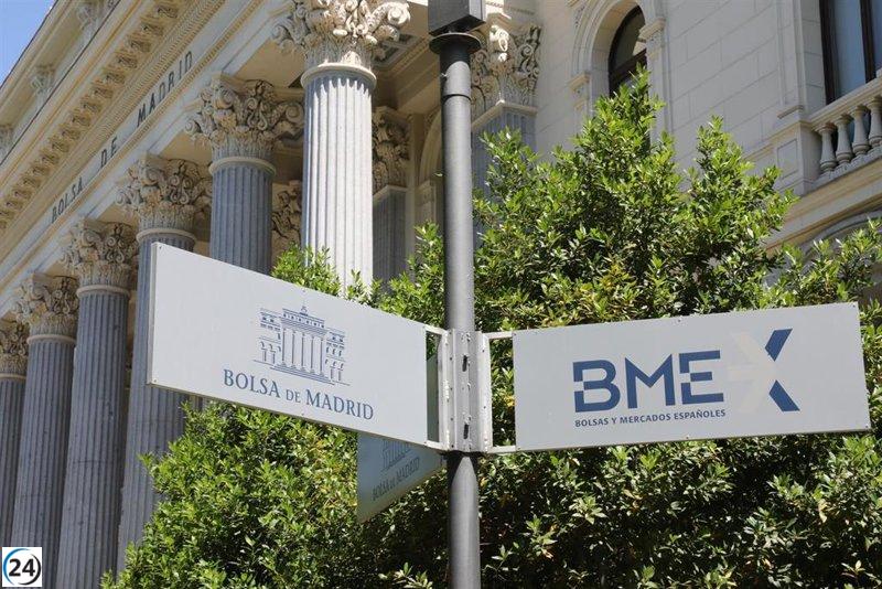 El Ibex 35 alcanza niveles récord de 2007 con un aumento del 0,2% al comenzar la sesión.
