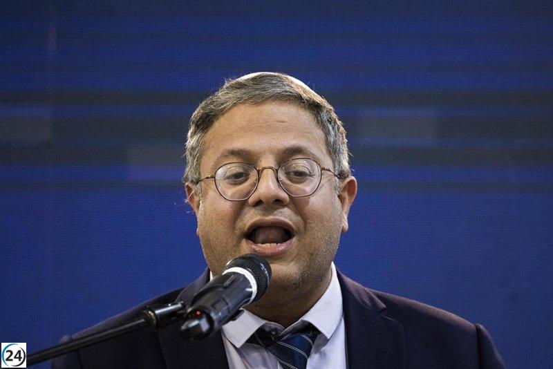 Ben Gvir regresa a la Explanada de las Mezquitas para orar por el triunfo en el conflicto.
