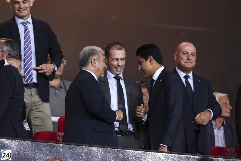 Laporta afirma que el Barça apunta a regresar a la UEFA: