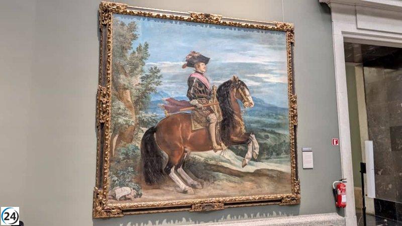 El Prado devuelve el esplendor al retrato ecuestre de Felipe IV: una visión renovada como la de Velázquez.
