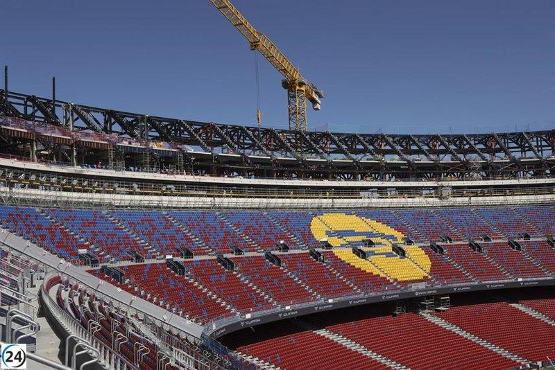 El Ayuntamiento aprueba la licencia para la primera fase del nuevo Spotify Camp Nou del FC Barcelona.