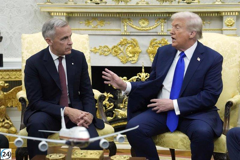 Trump interrumpe negociaciones con Canadá tras anuncio de Ontario sobre aranceles.