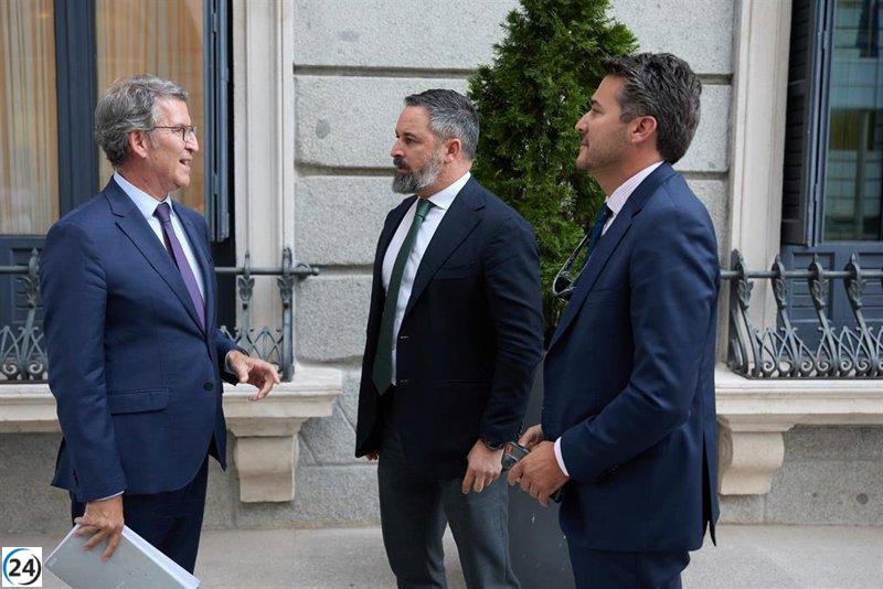 Moncloa prevé un rápido pacto entre Feijóo y Abascal para reemplazar a Mazón sin recurrir a nuevas elecciones.