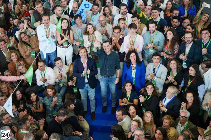 Moreno revalida su liderazgo en el PP-A con un respaldo del 99,95%: 