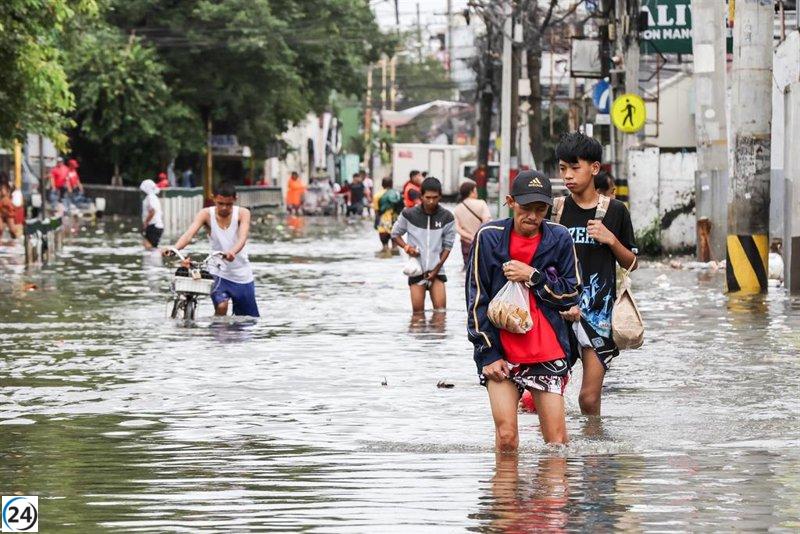 Supertifón 'Fung Wong' deja 18 fallecidos en Filipinas.