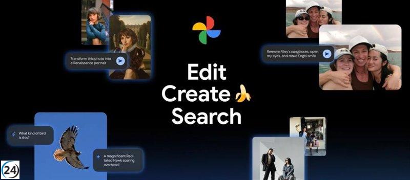 Google Fotos incorpora nuevas herramientas de edición impulsadas por inteligencia artificial y la innovadora tecnología de Nano Banana.