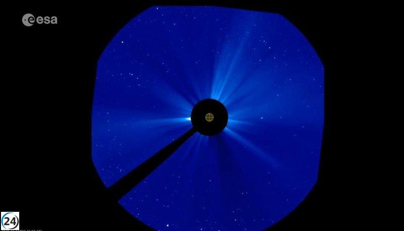 Una tormenta solar amenaza las comunicaciones en Europa, África y Asia.