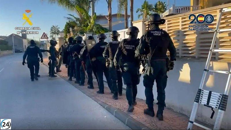Desmantelan red de tráfico de personas en Alicante: 11 mujeres rescatadas y 7 arrestos.