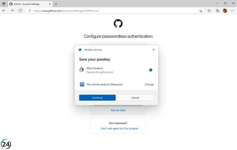 Windows 11 incorpora soporte nativo para gestores de contraseñas como 1Password y Bitwarden.