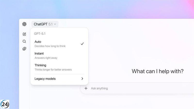 OpenAI presenta GPT-5.1, con modelos más avanzados y nuevas opciones de personalización.