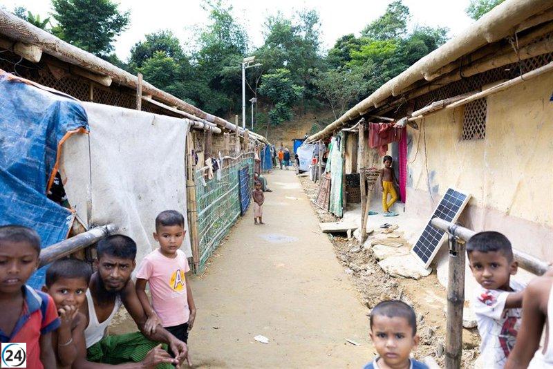 El oscuro destino de la infancia rohingya en Bangladesh: huellas de un futuro descuidado.