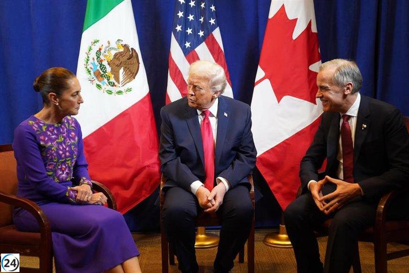 Sheinbaum y Trump pactan continuar cooperación comercial con América del Norte.