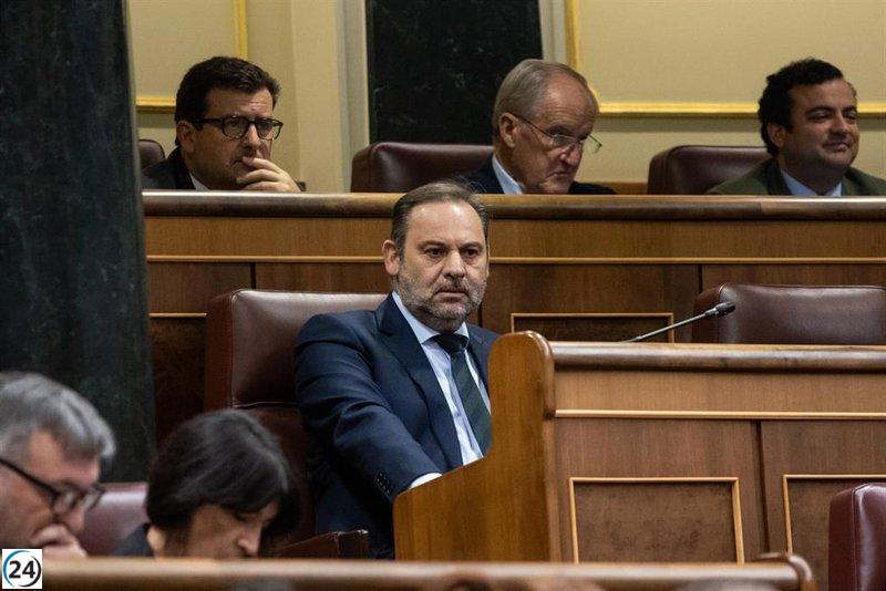 Congreso priva de derechos parlamentarios a Ábalos, queda inhabilitado para votar desde prisión.
