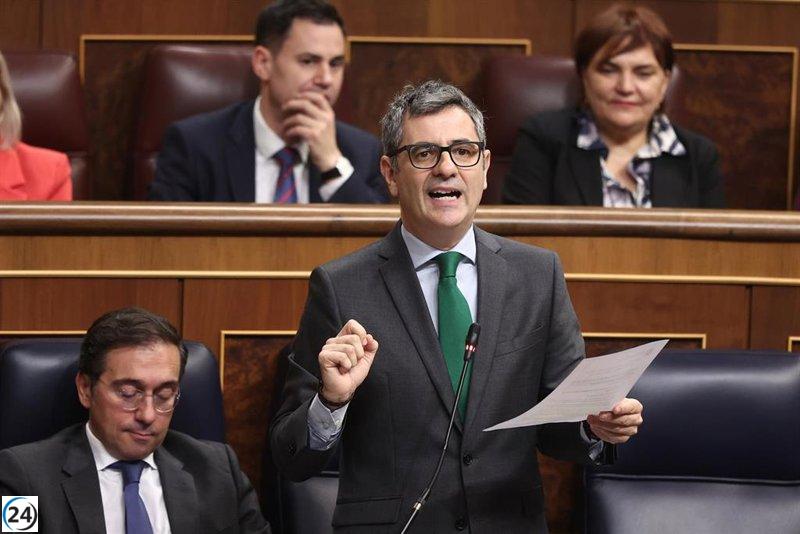 Bolaños reitera su desacuerdo con la decisión sobre García Ortiz, aunque respeta al Supremo.