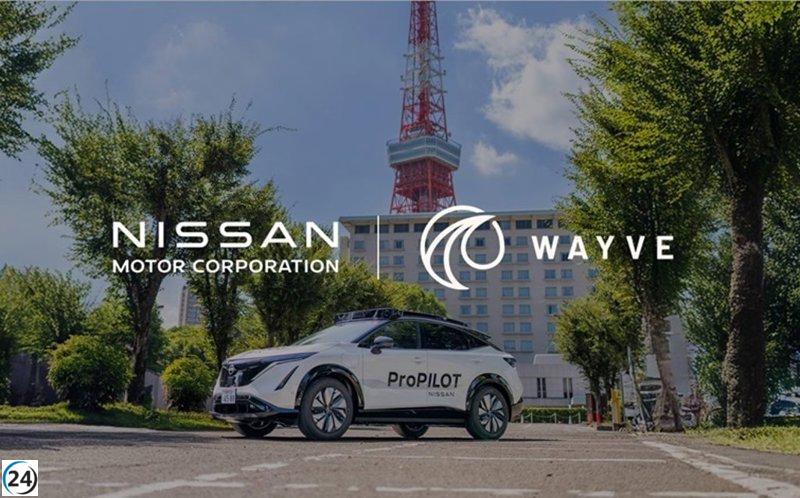 Nissan colabora con Wayve para implementar inteligencia artificial en asistencia de conducción.