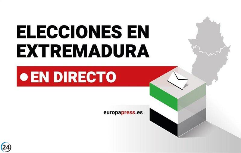 Elecciones en Extremadura 2025: Se instalan todas las mesas electorales sin contratiempos.