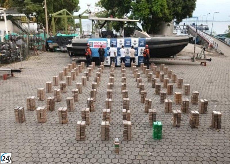 Colombia decomisa 27 toneladas de cocaína, 18 de ellas cerca de Canarias.