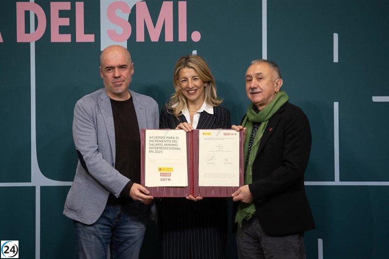 El salario mínimo inicia 2026 en 1.184 euros mensuales, anticipando un próximo aumento.